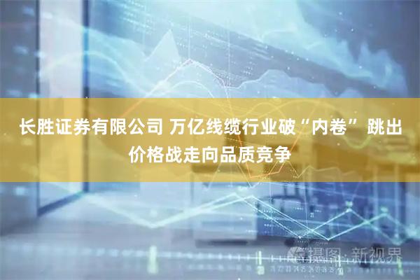 长胜证券有限公司 万亿线缆行业破“内卷” 跳出价格战走向品质竞争